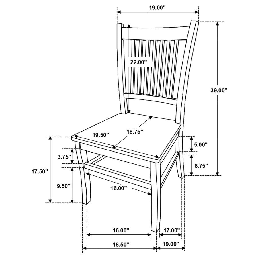 Marbrisa Black Side Chair - MyWaynesHome #