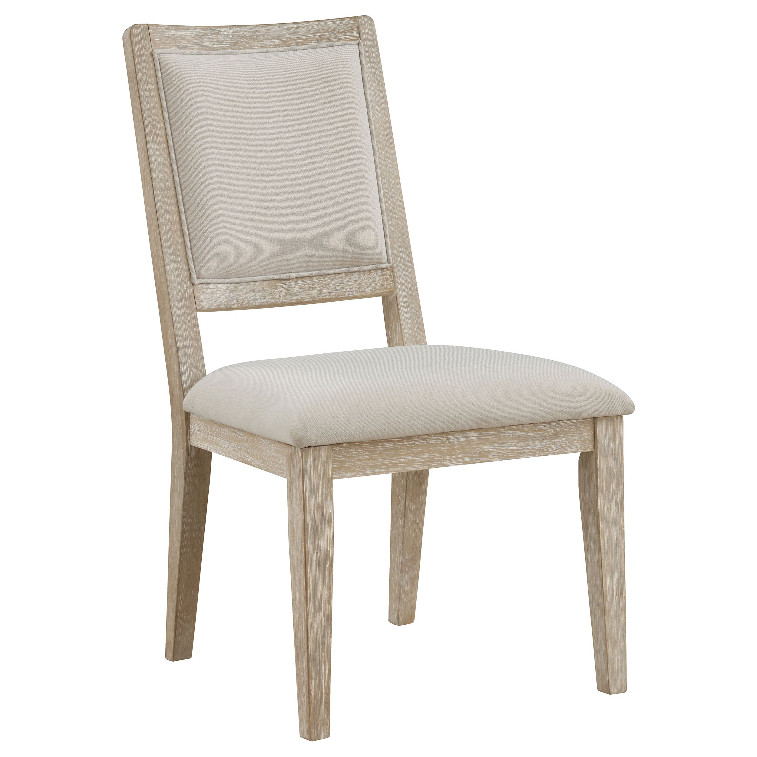 Trofello Cushioned Dining Side Chair White Washed (set Of 2) - MyWaynesHome #