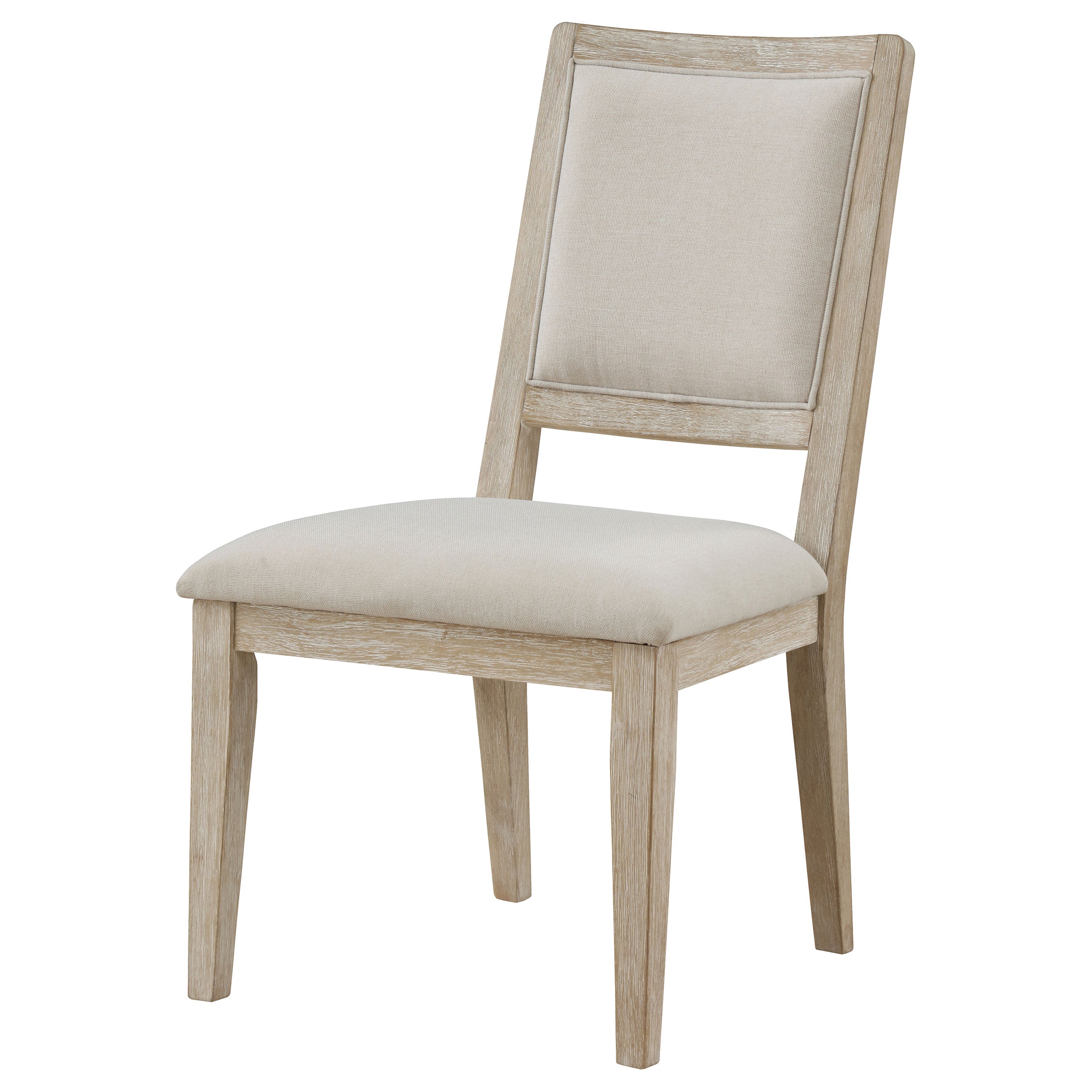 Trofello Cushioned Dining Side Chair White Washed (set Of 2) - MyWaynesHome #