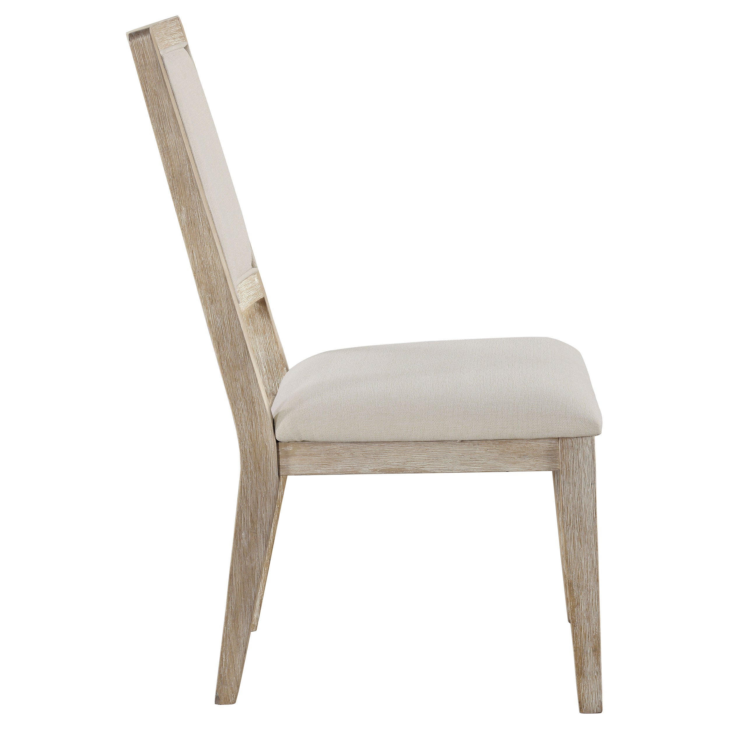 Trofello Cushioned Dining Side Chair White Washed (set Of 2) - MyWaynesHome #