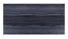 Nasir - Dining Table - Gray Printed Faux Marble Top & Mirrored Silver