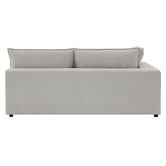 Marisa - Modular Left Facing Loveseat With 2 Pillows - Beige Boucle