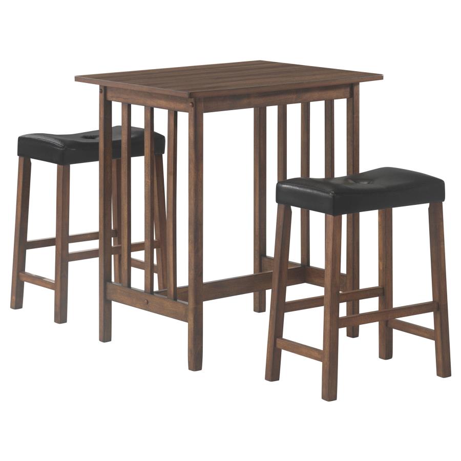 Oleander Brown 3 Pc Counter Height Dining Set - MyWaynesHome #