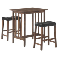 Oleander Brown 3 Pc Counter Height Dining Set - MyWaynesHome #
