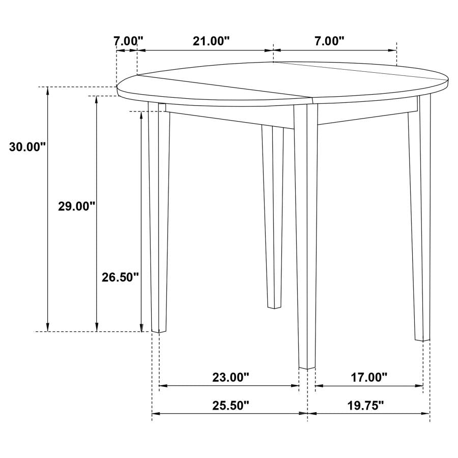 Bucknell Brown 3 Pc Dining Set - MyWaynesHome #