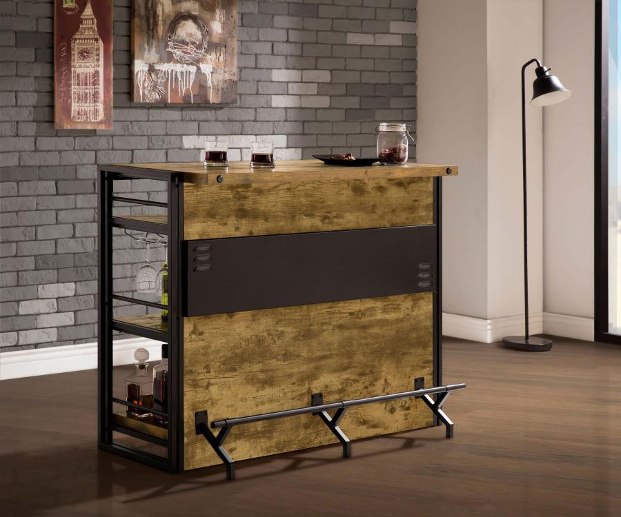 Renaldi Brown Home Bar - MyWaynesHome #