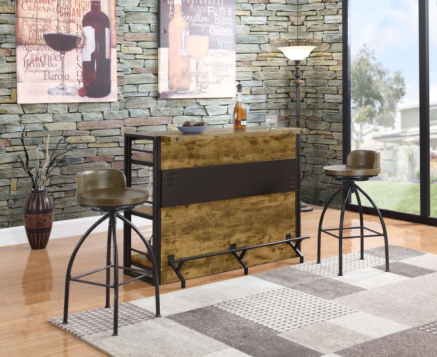 Renaldi Brown Home Bar - MyWaynesHome #