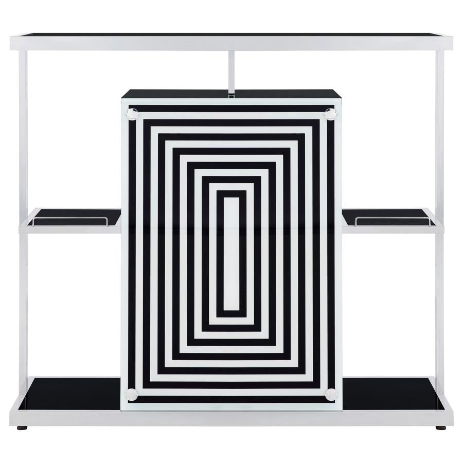 Zinnia Black Home Bar - MyWaynesHome #