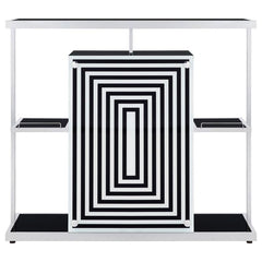 Zinnia Black Home Bar - MyWaynesHome #