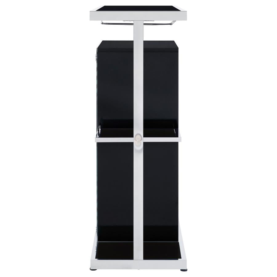 Zinnia Black Home Bar - MyWaynesHome #