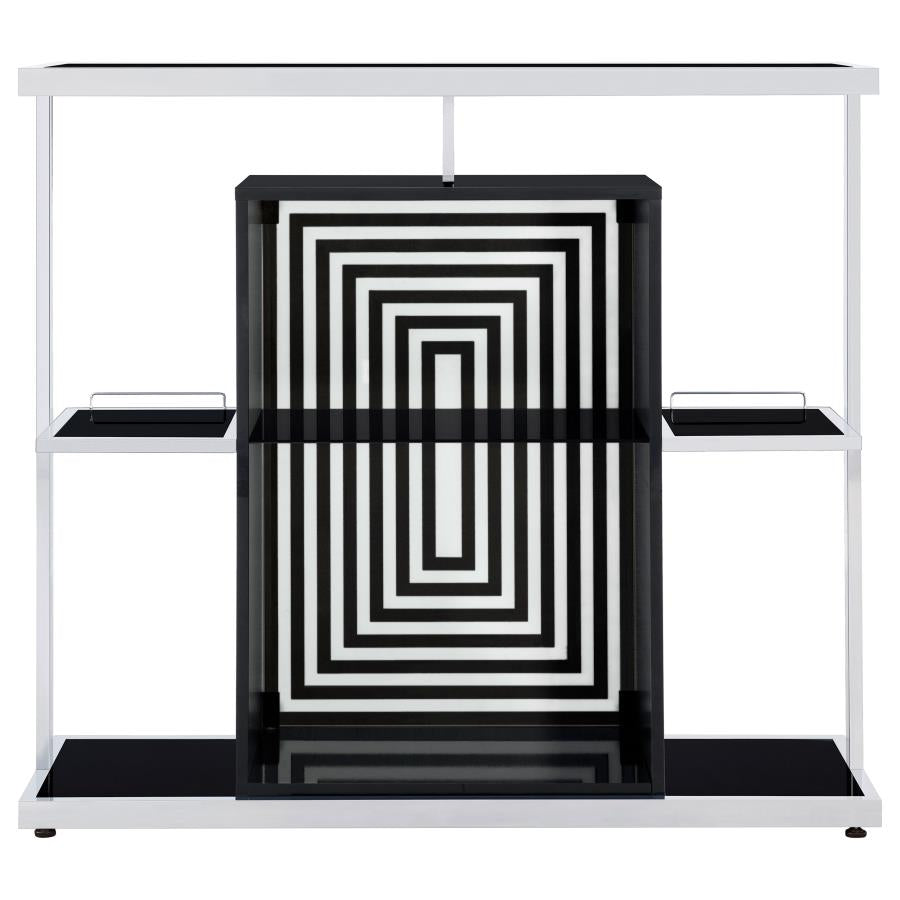 Zinnia Black Home Bar - MyWaynesHome #