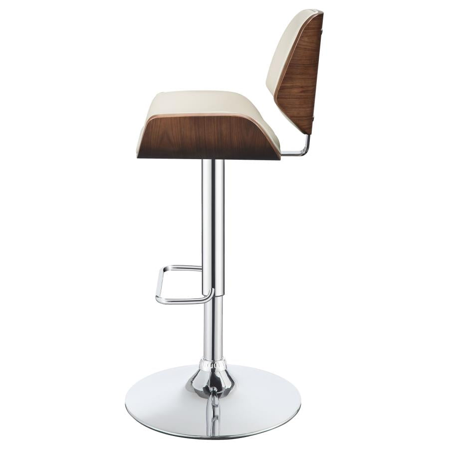 Folsom Ivory Adjustable Bar Stool - MyWaynesHome #