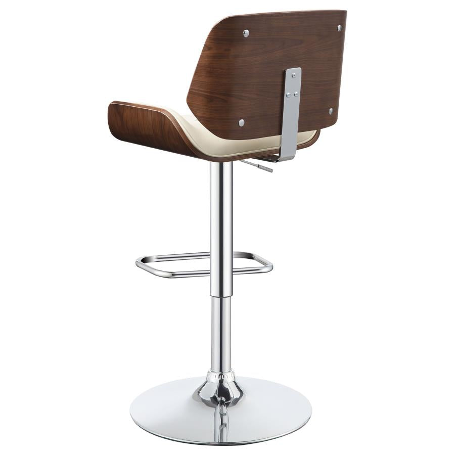 Folsom Ivory Adjustable Bar Stool - MyWaynesHome #