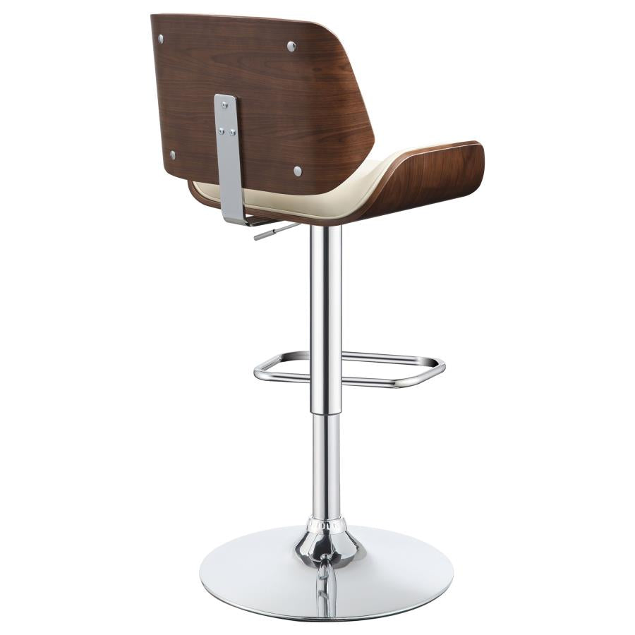 Folsom Ivory Adjustable Bar Stool - MyWaynesHome #