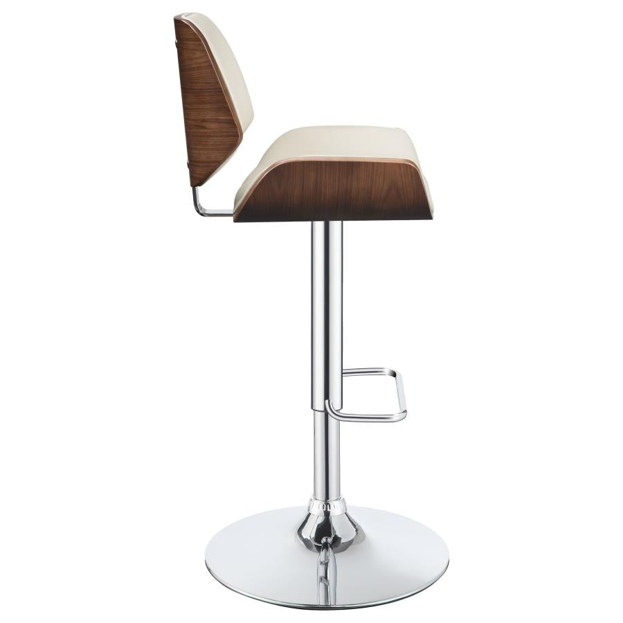 Folsom Ivory Adjustable Bar Stool - MyWaynesHome #