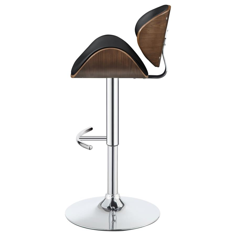 Harris Black Adjustable Bar Stool - MyWaynesHome #