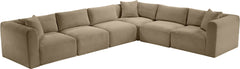 Shaggy - Fabric 6 Piece Modular Corner Sectional