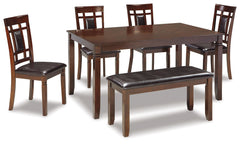 Bennox - Dining Room Table Set (Set of 6) - Brown