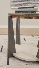 Frazwa - Round End Table - Multi