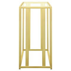 Adri - Glass Top Entryway Sofa Console Table