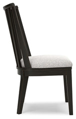 Galliden - Dining Upholstered Side Chair (Set of 2) - Black