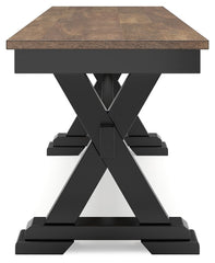 Wildenauer - Large Dining Room Bench - Brown / Black