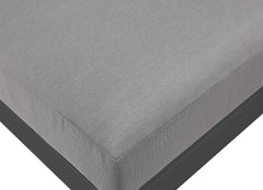 Nizuc - Outdoor Patio 2 Seat Modular Sofa With Gray Frame