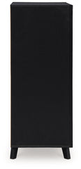 Danziar - Five Drawer Wide Chest - Black