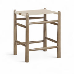 Santos - Backless Counter Stool With Stained Brown Base