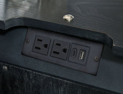 Rowanbeck - One Drawer Night Stand - Black