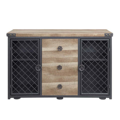 Edina - Server - Oak & Sandy Black