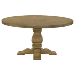Florence 5-piece Round Dining Table Set Rustic Honey - MyWaynesHome #