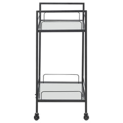 Curltis Black Bar Cart - MyWaynesHome #