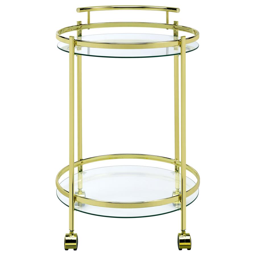 Chrissy Gold Bar Cart - MyWaynesHome #