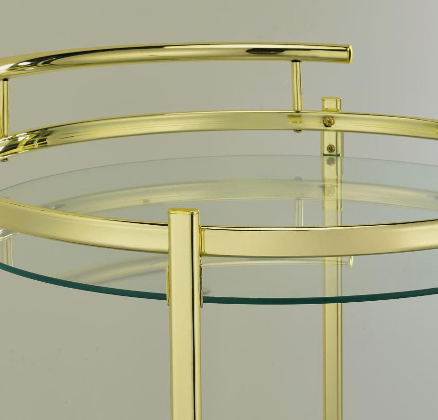 Chrissy Gold Bar Cart - MyWaynesHome #