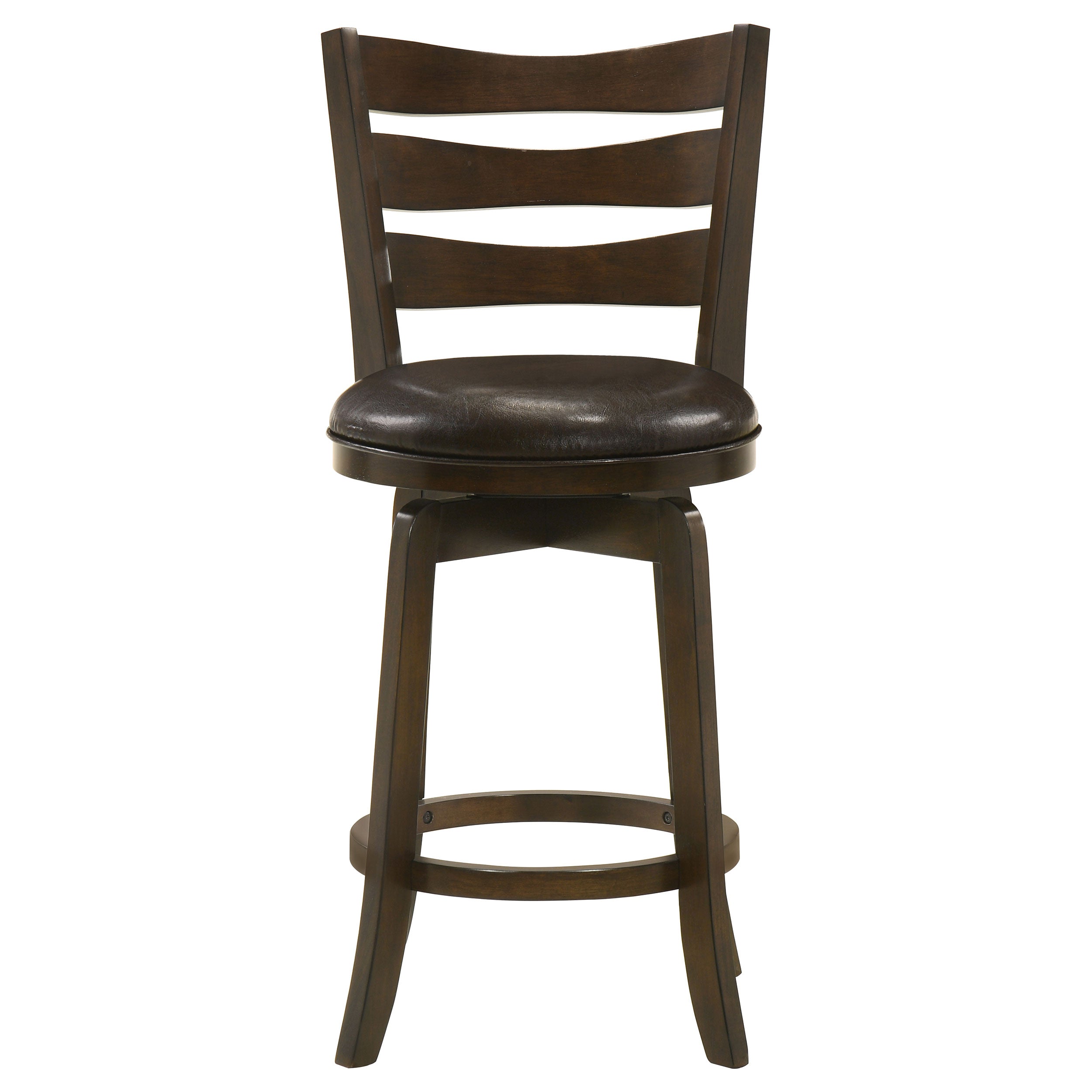 Murphy Wood Counter Height Swivel Bar Chair Dark Brown - MyWaynesHome #