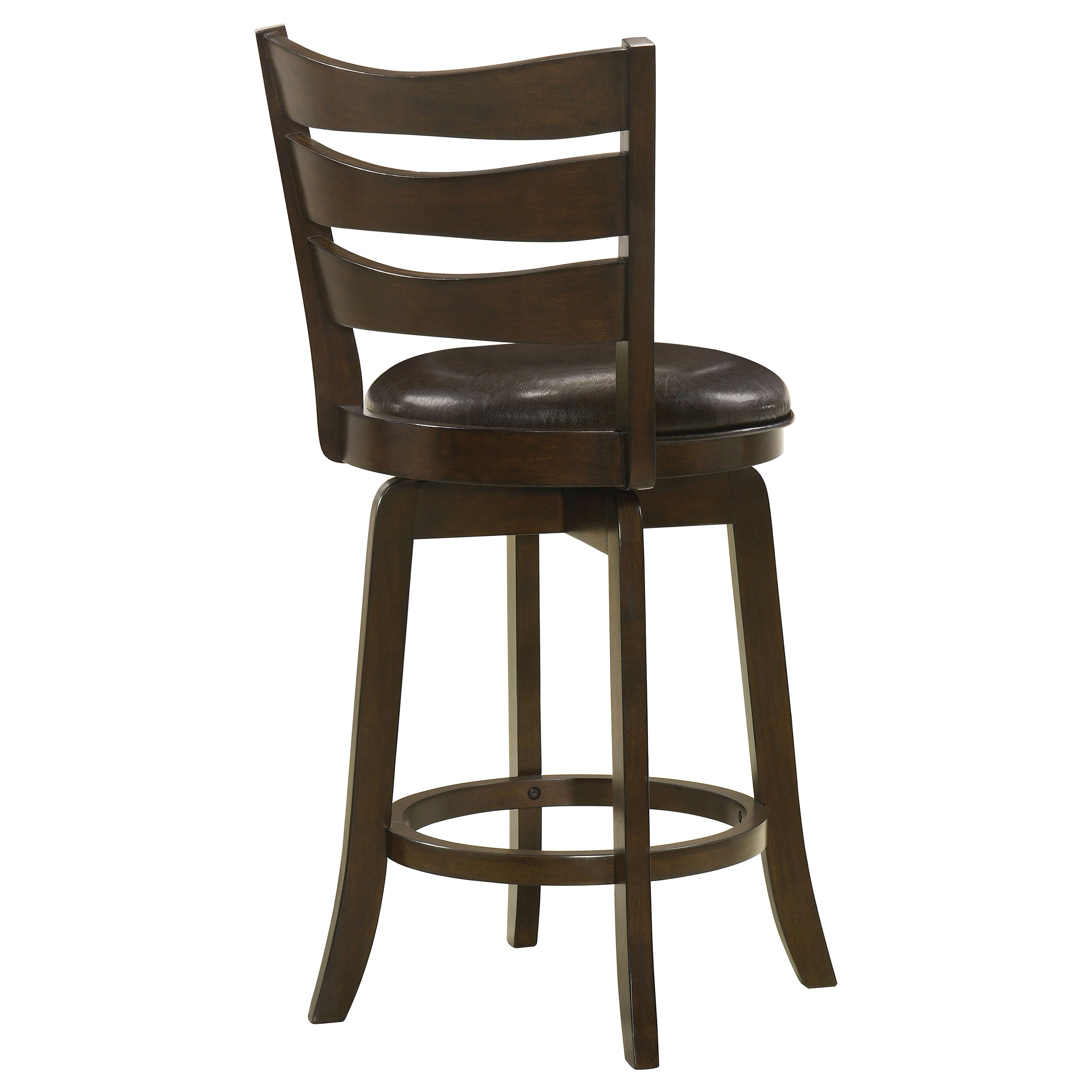 Murphy Wood Counter Height Swivel Bar Chair Dark Brown - MyWaynesHome #