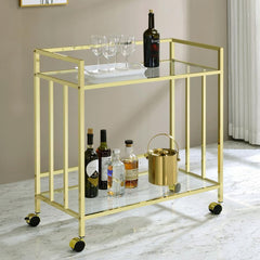 Cara Gold Bar Cart - MyWaynesHome #