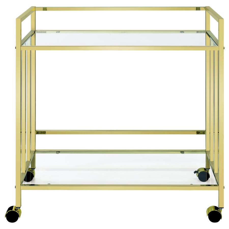 Cara Gold Bar Cart - MyWaynesHome #
