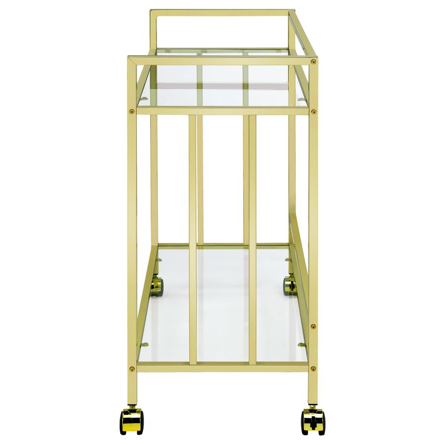 Cara Gold Bar Cart - MyWaynesHome #