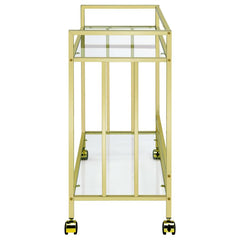 Cara Gold Bar Cart - MyWaynesHome #