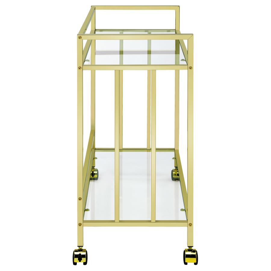 Cara Gold Bar Cart - MyWaynesHome #