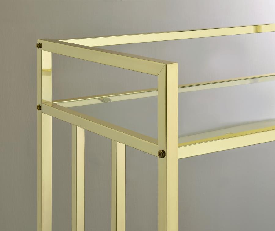 Cara Gold Bar Cart - MyWaynesHome #