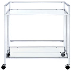 Cara Silver Bar Cart - MyWaynesHome #