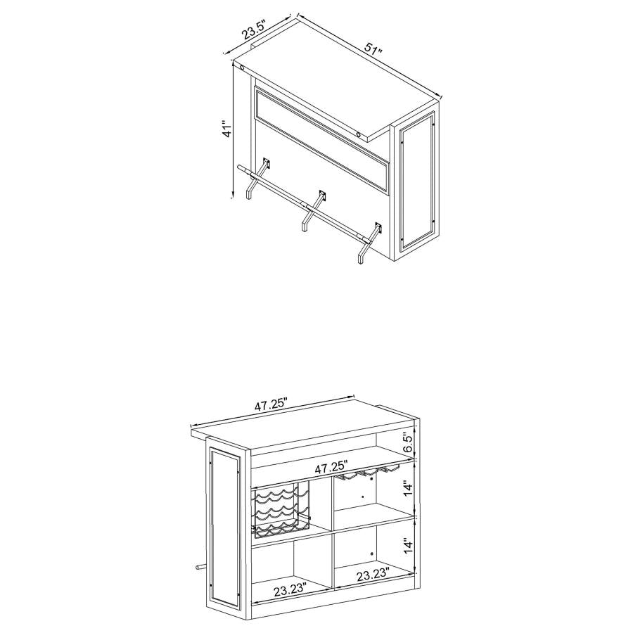 Joe Brown Home Bar - MyWaynesHome #