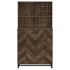 Mendoza Brown Bar Cabinet - MyWaynesHome #