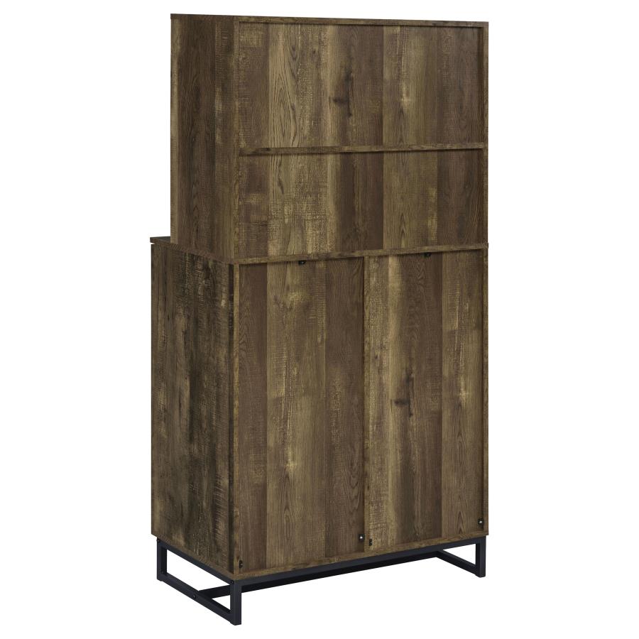 Mendoza Brown Bar Cabinet - MyWaynesHome #