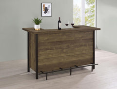 Bellemore Brown Home Bar - MyWaynesHome #
