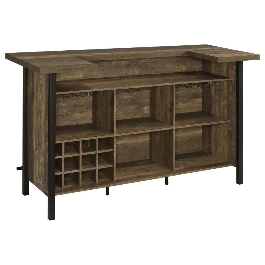 Bellemore Brown Home Bar - MyWaynesHome #