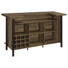 Bellemore Brown Home Bar - MyWaynesHome #